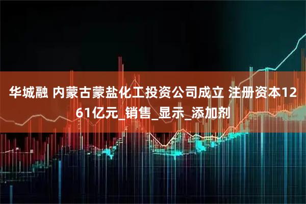 华城融 内蒙古蒙盐化工投资公司成立 注册资本1261亿元_销售_显示_添加剂